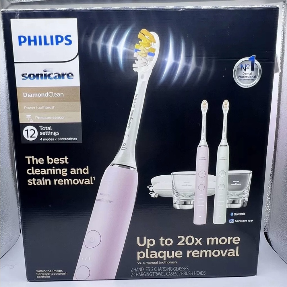 Philips Sonicare DiamondClean Rechargeable Toothbrush 2-pack HX9912/99